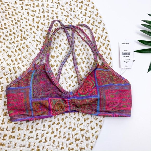 Pilyq Other - PilyQ Morocco Pink Utopia Halter Bikini Top